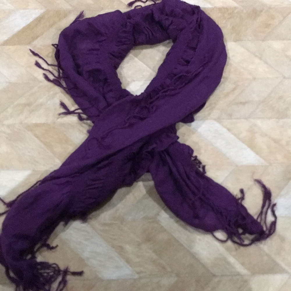 Purple scarf